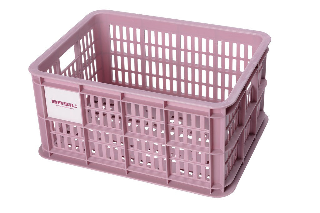 Box bici Basil Crate S 40,4x29,8x20,2cm,blossom,17,5L,plastica
