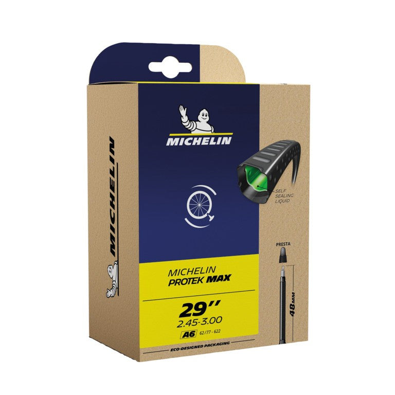 Cámara Michelin A6 Protek Max 29x2.45-3.0 62/77-622 VP 48 mm