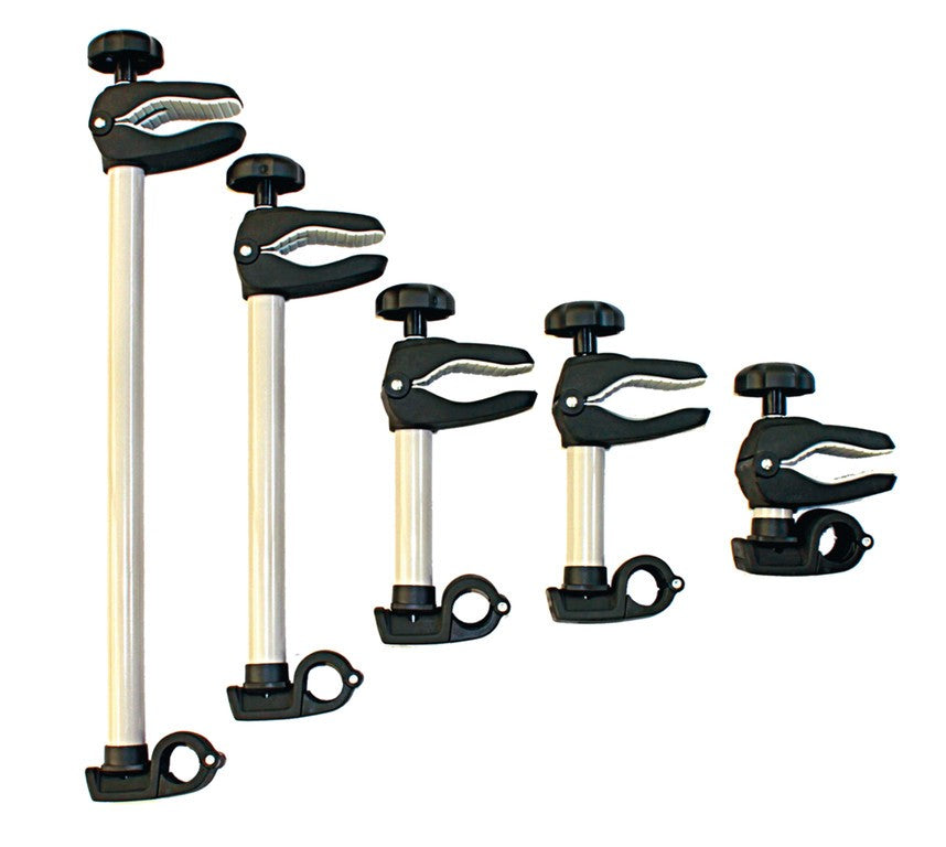 Brazo de montaje para bicicleta Peruzzo 3D, mediano, para 2 bicicletas, longitud 23 cm