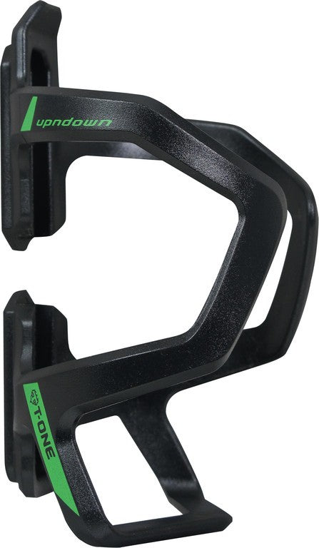 Supporto per borraccia T-One Upndown Plastica con angolazione regolab. nero