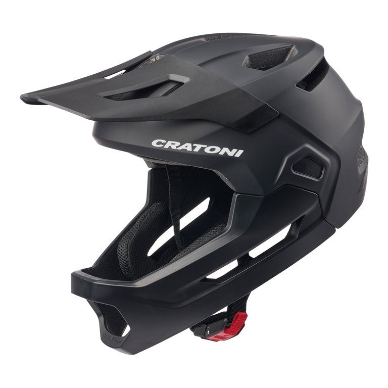 Cratoni Madcat Fahrradhelm, Mattschwarz, Größe S/M (49-56 cm)