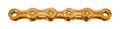 KMC X12 Ti-N WAXED 1/2" x 11/128" 126-gliedrige 12-Gang-Kette, gold