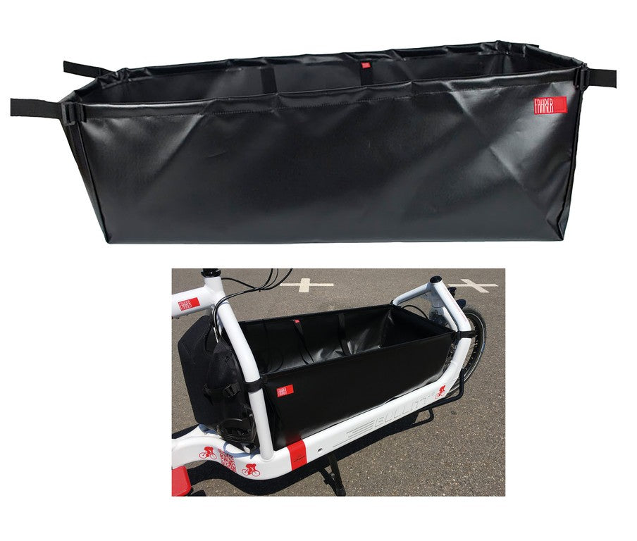 Borsa comp. cargo Fahrer Bowl nero, per Bullitt Cargobikes