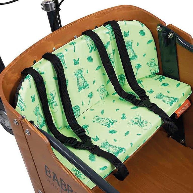 Babboe Safari Limetten-Kissen-Set für unterwegs