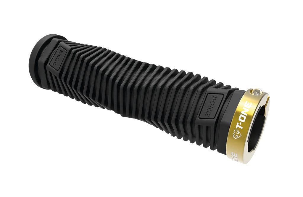 T-One DNA 130mm Griffschalen, einzeln, Schwarz/Gold