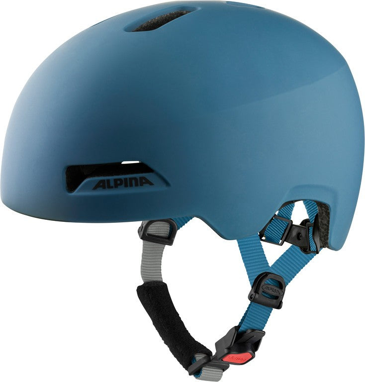 Casco de bicicleta Alpina Haarlem, azul marino mate, talla 57-61 cm