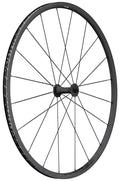 R. ant. DT Swiss PR 1400 Dicut Oxic 28" aluminio, negro, 100/5 mm, cierre rápido