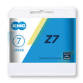 KMC Z7 Kette grau/braun 1/2" x 3/32", 114 Glieder, 7,3 mm, 6/7-fach.