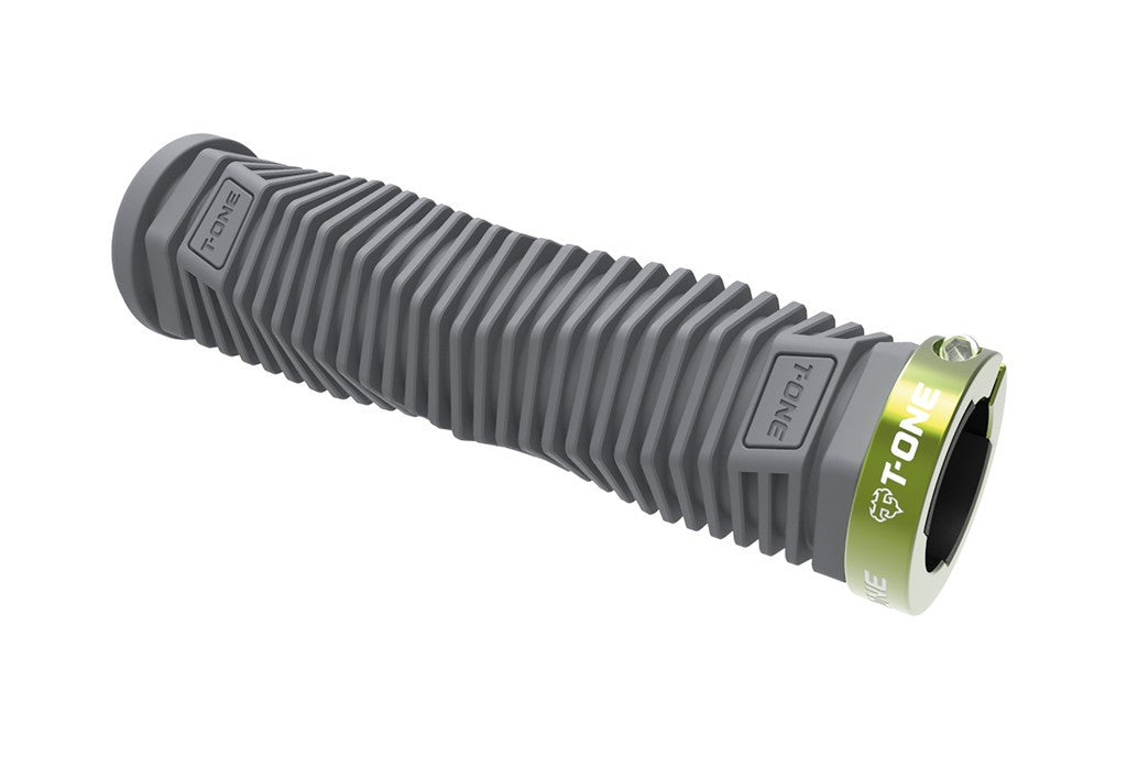 Puños T-One DNA de 130 mm, individuales, gris/verde