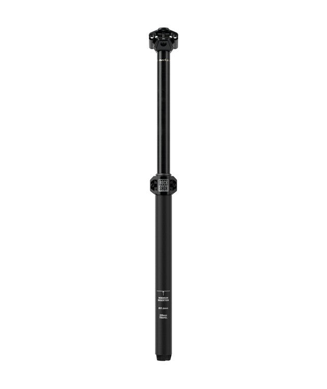Tija de sillín RockShox Reverb AXS B1 Ø31,6 mm, 587,2 mm, 225 mm de diámetro, negra