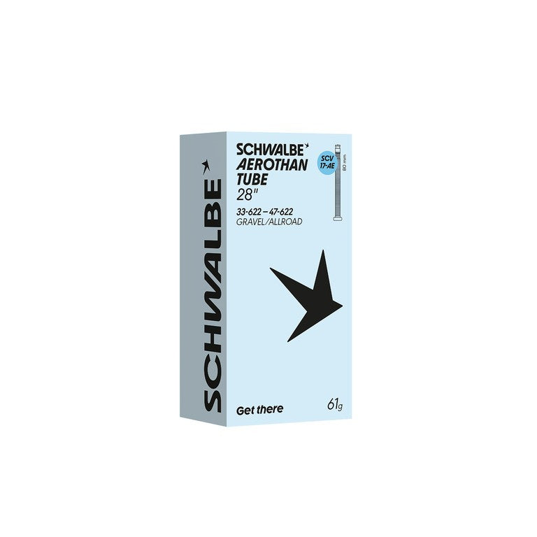 Schwalbe SCV 17-AE Aerothan TPU 28" 33/47-622 VP 80 mm cámara de aire