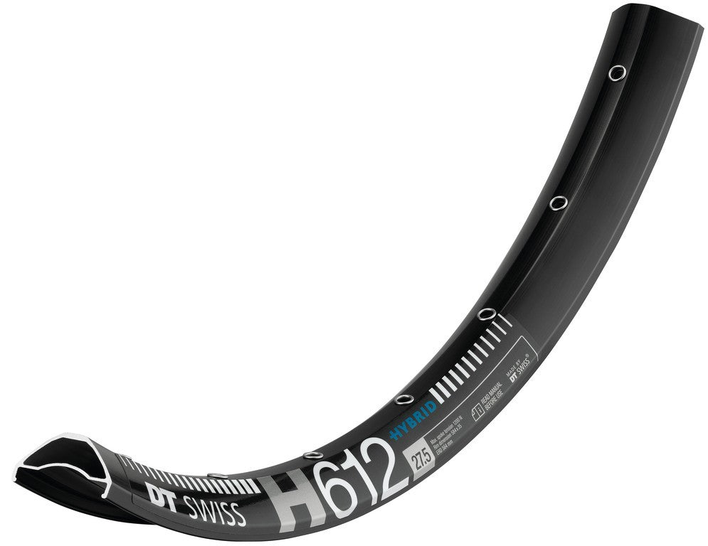 Cerchio DT Swiss H 612 27.5", nero,32 fori, 584-35, LV 6,5mm