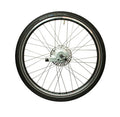 Ruota posteriore Babboe Shimano Nexus 26",nero,7vel,con c.d'aria+copertura