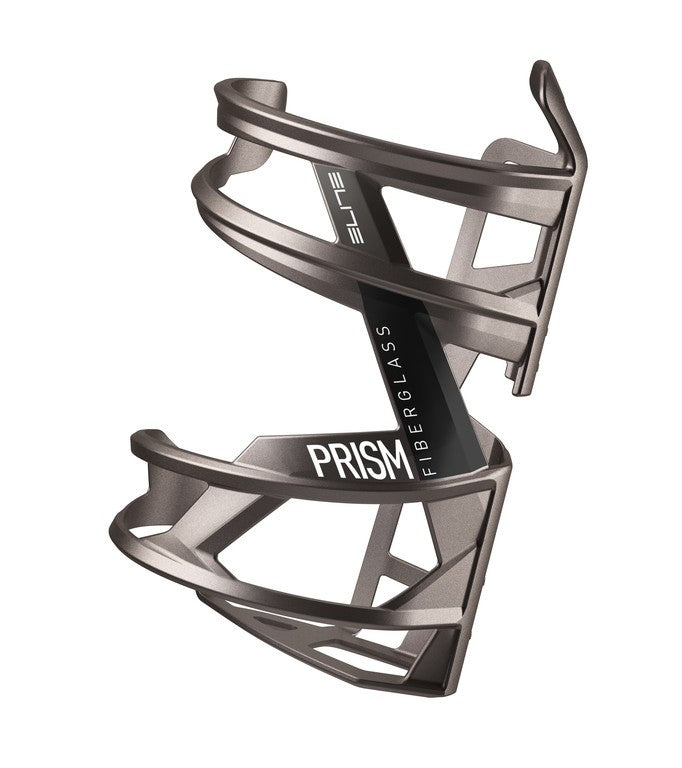 Elite Prism Flaschenhalterung aus Fiberglas, Titan/Schwarz, Links