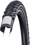 SCHWALBE LAND CRUISER PLUS 26x1.75 (47 - 559) schwarz reflex E-25 GRÜN