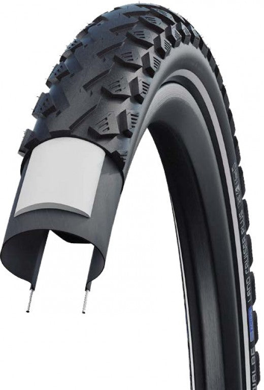 SCHWALBE LAND CRUISER PLUS 26x1.75 (47 - 559) black reflex E-25 GREEN