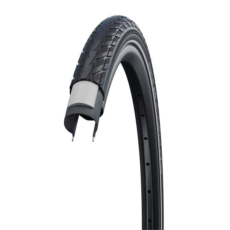 SCHWALBE DELTA CRUISER PLUS 26x1.75 (47 - 559) negro reflex E-25 VERDE