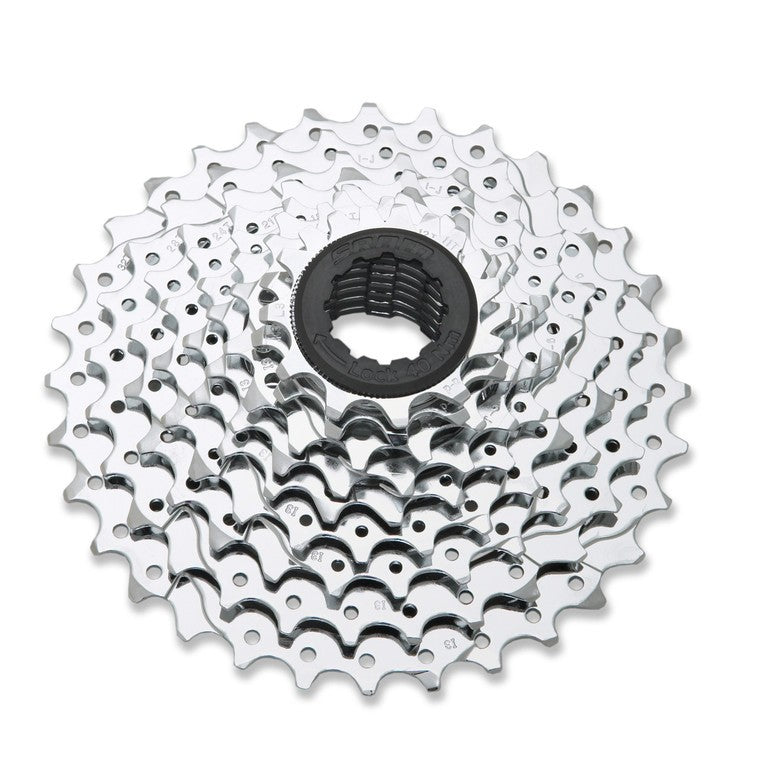 SRAM PG-950 9-fach Kassette, 11-28 Zähne, HG-Körper, silber