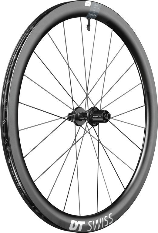 RP DT Swiss ERC1400 Dicut DB 45 28"/22 Carbono, CL, 142/12 mm TA, Cuña 11SP Ligera