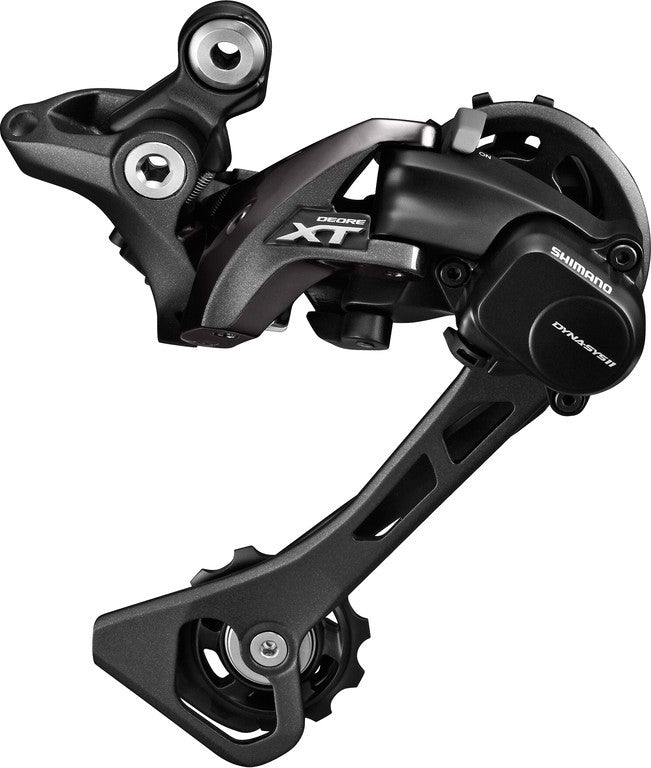 Der. post. Shimano Deore XT Shadow Plus 11 vel., gabbia lunga, nero