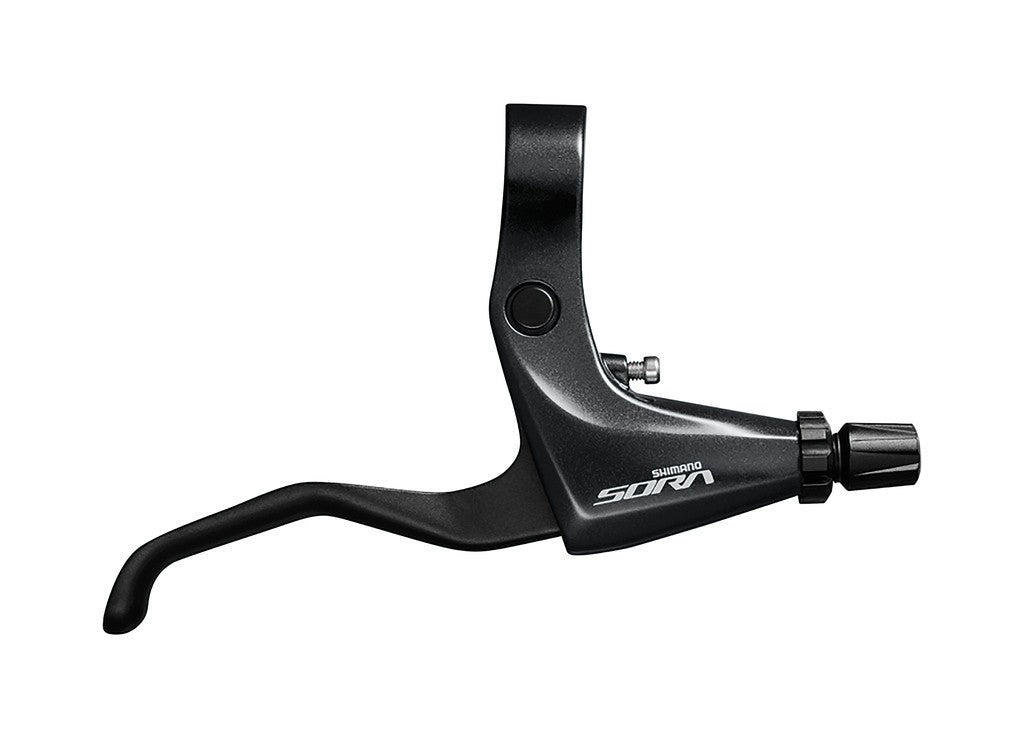 Maneta de freno izquierda Shimano BL-R 3000, negra, para manillar plano, sin cable