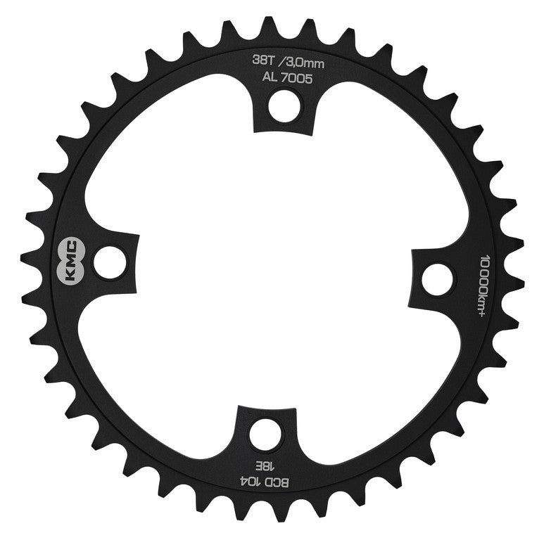 Corona E-Bike KMC BCD 104mm 38 denti 1/8", larghezza