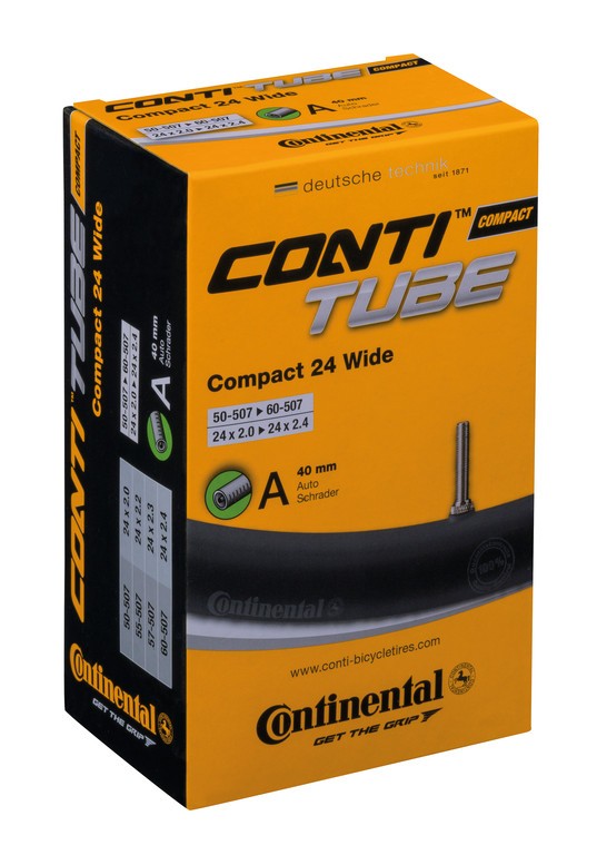 CONTINENTAL Camera d'aria Compact 24 wide 24x2.0-2.4" 50/60-507 VS 40mm