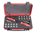 Set riparazione filetto pedali Unior rosso, 1695MB1-US