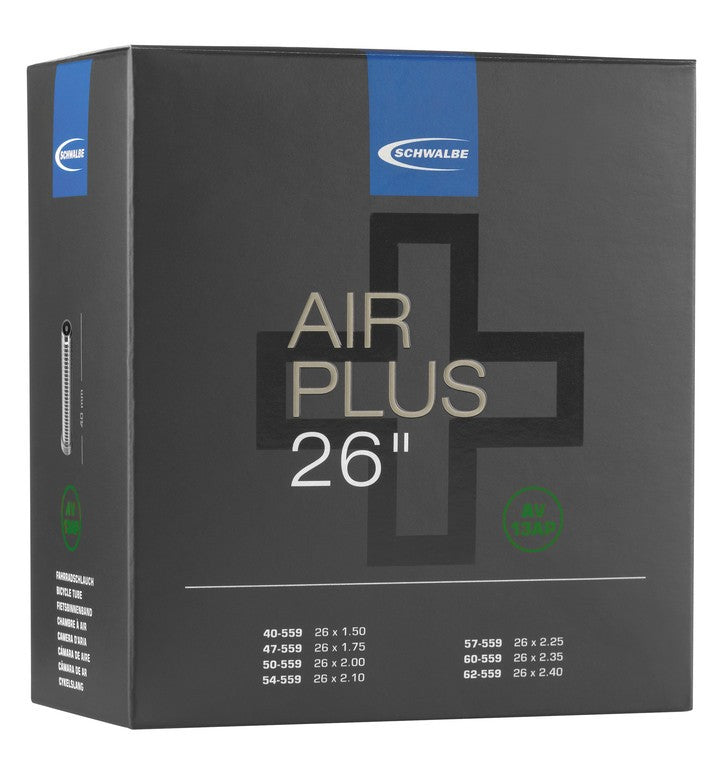 Cámara de aire Schwalbe VS 13AP Air Plus 26x1.50-2.50" 40/62-559 VS AGV 40 mm