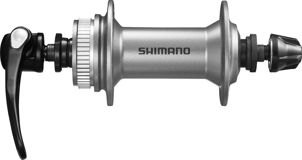 Buje Shimano Alivio HBM4050 100 mm RA, 32 agujeros, plateado, Centerlock, sg.rap.