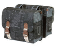 Borsa doppia Basil Boheme charcoal c.str.riflett. 35 litri