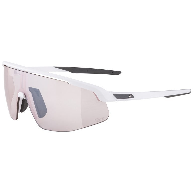 Alpina Turbo Pro Q-Lite BNC OP Sportbrille, rosa verspiegelte Gläser, Kat. 1, Straße