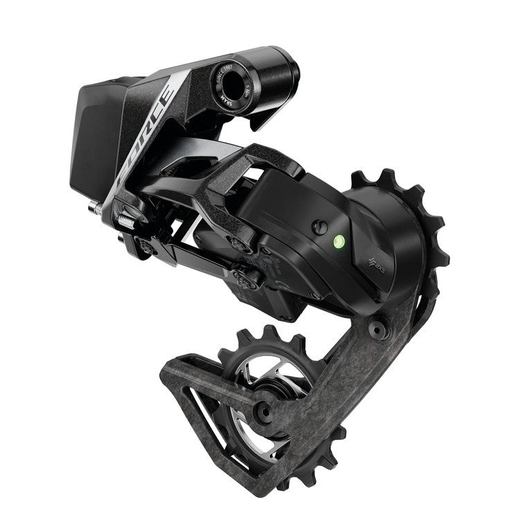 Desviador trasero. SRAM Force AXS E1 12 velocidades, máx. 36 dientes, negro unicornio, carbono