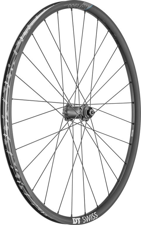 RA DT Swiss HU 1900 Spline DB 29"/25 mm Alu, negro, Center Lock, 100/5 mm QR