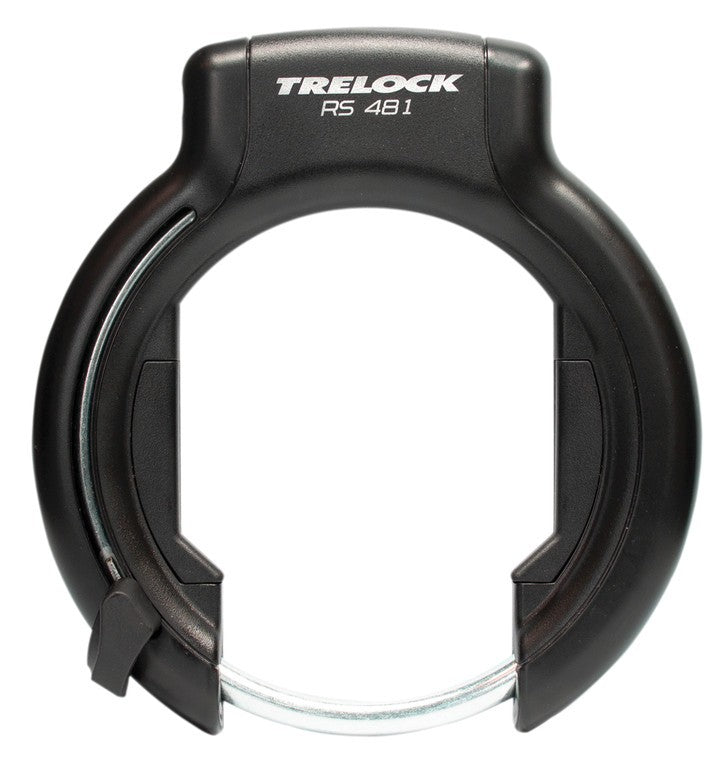 Candado de cuadro Trelock RS 481 XXL AZ negro, llave extraíble, POC