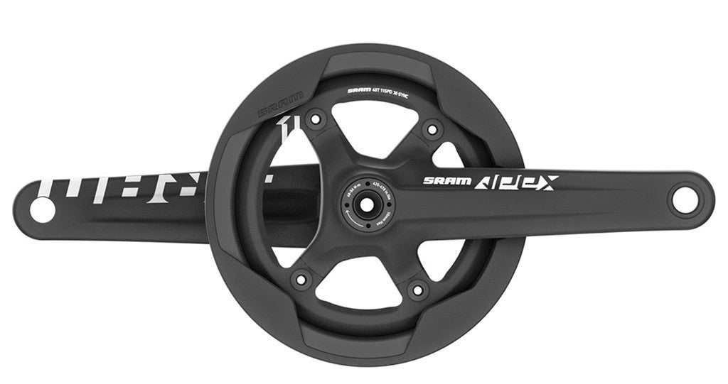 Guarnitura Sram Apex 42 denti 172,5mm nero, senza GXP Cups