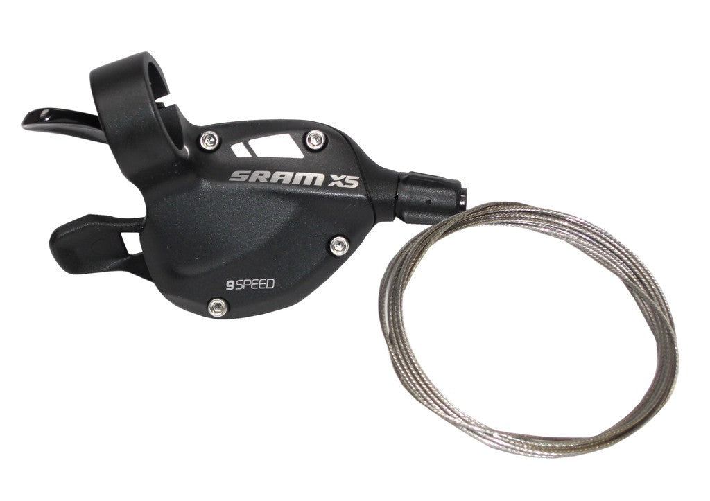SRAM X5 9-Gang-Triggerschalthebel, hinten, schwarz, 1:1
