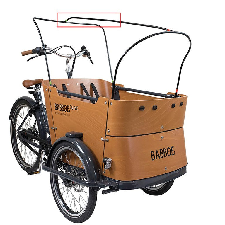 Babboe-Stange für Regen-/Sonnenschutz Nr., für Curve, zwischen den hinteren Stangen