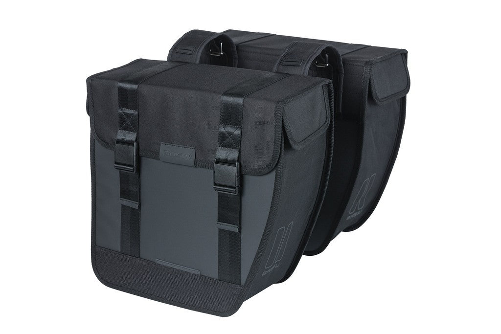 Borsa doppia Basil Tour XL nero, 34x14x34cm, 35 l impermeabile