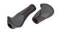 Manopole Ergotec Frisco 2 Silicone 140/95mm, Ø 22mm, nero/grigio, silicone