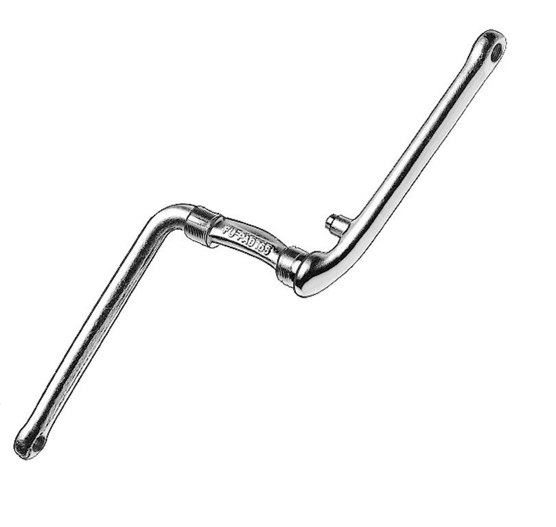 BMX-Kurbel, 170 mm, Stahl, einteilig