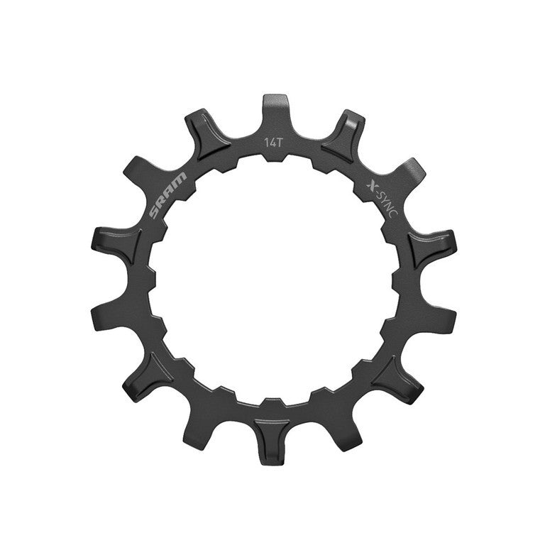 SRAM X-Sync Kettenblatt für Bosch Motoren, 14 Zähne, schwarz, Stahl, Direct Mount