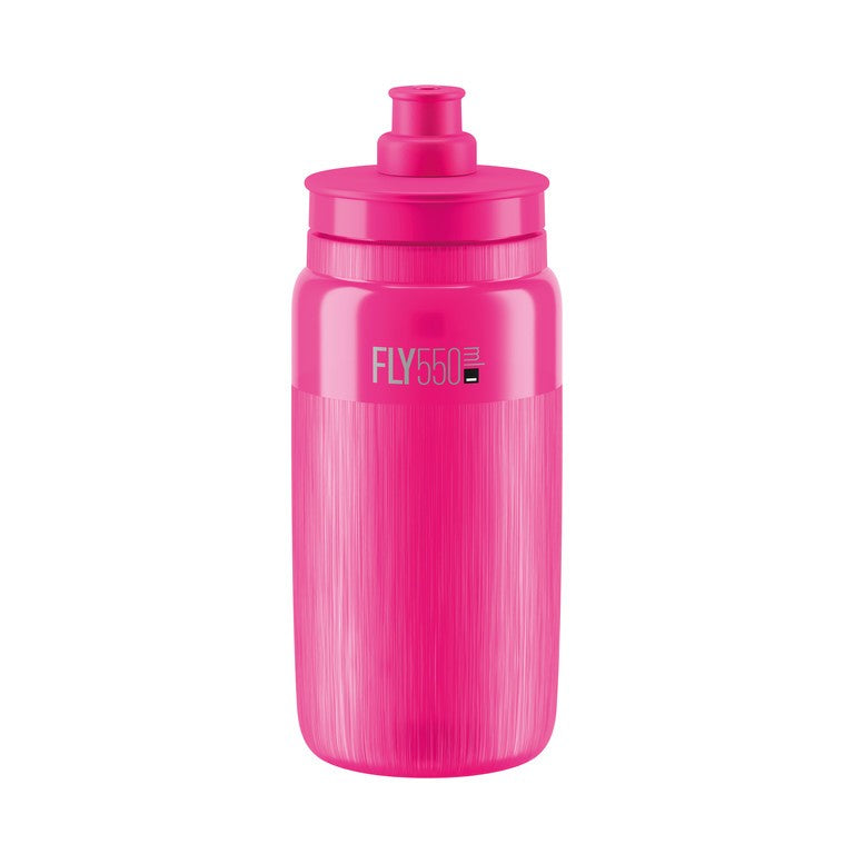 Elite Fly Tex 550ml Wasserflasche, Transparentes Neonpink