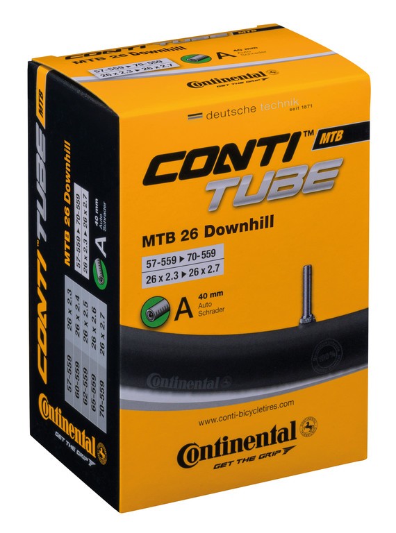 CONTINENTAL Camera d'aria MTB26 Downhill 1,5mm 26x2.30-2.70" 57/70-559 VS 40mm