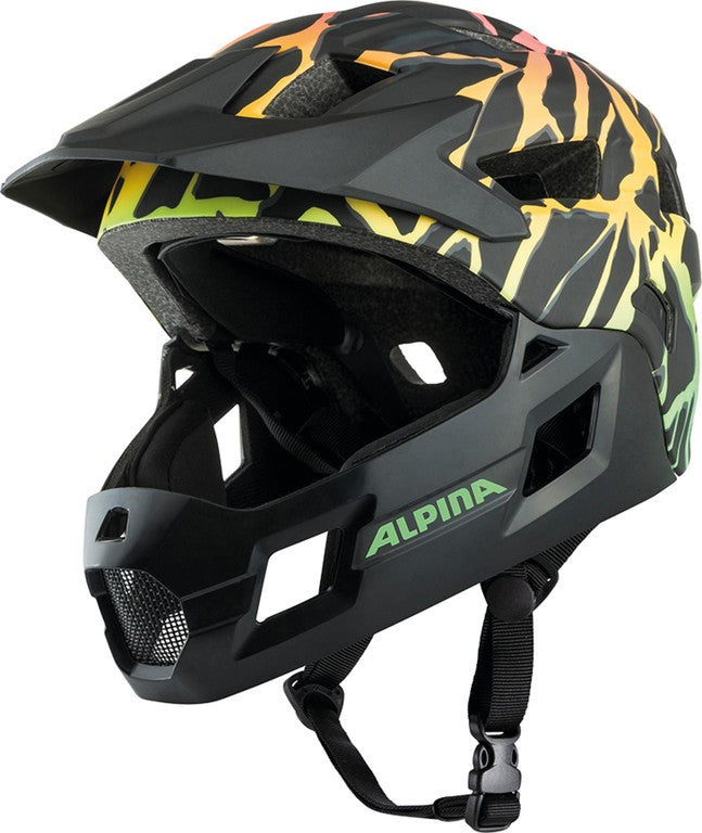 Casco de bicicleta Alpina Rupi Neon Fading Matte, talla 50-55 cm