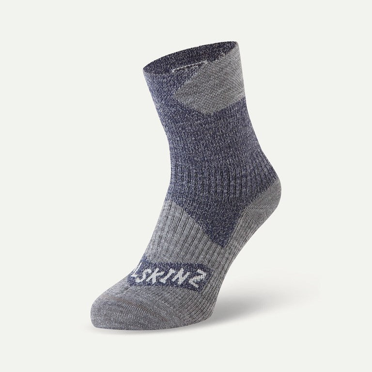 Calzini SealSkinz Bircham blu/grigio, t. XL, unisex