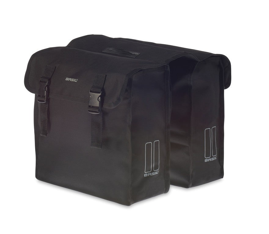 borsa doppia Basil Mara XL nero, 35x15x32cm, 35 l