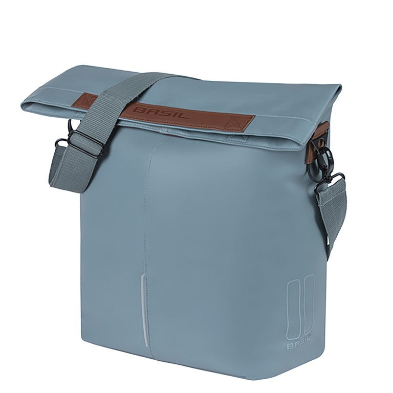 Shopper City Basil MIK Haken, blaue Grafik, 14-16 l, MIK Haken