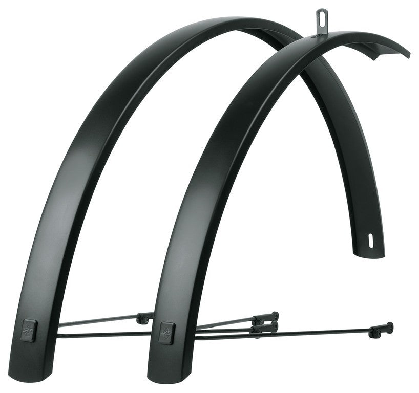 SKS 28" EDGE AL 56 Trekking-Schutzbleche 56 mm, Aluminium, Mattschwarz