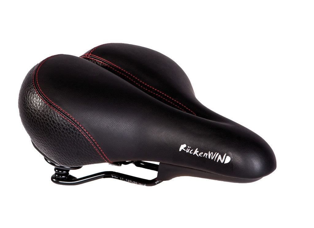 Sillín P&amp;P Rückenwind 802 negro/rs, unisex, 265 x 210 mm, aprox. 700 g